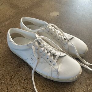 CELINE Men’s White Leather Sneakers
